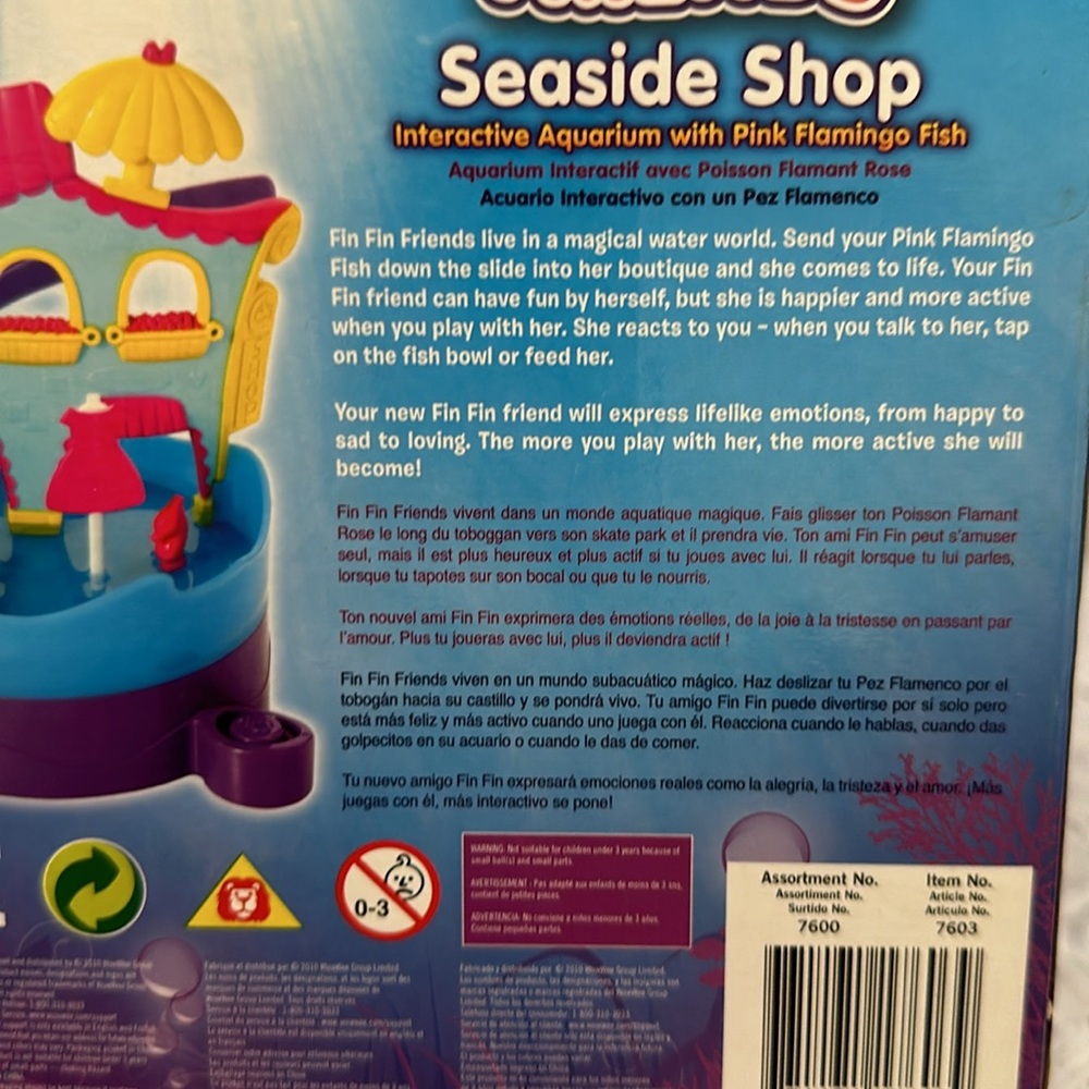 New Fin Fin Friends interactive Aquarium Seaside Shop - Picture 11 of 16